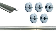 Schiebetor Laufschiene Set mit