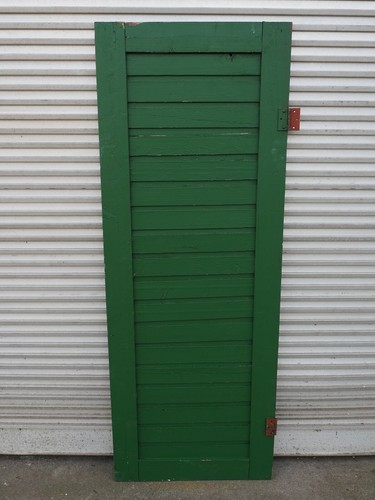 Alter grüner fensterladen - grüner,