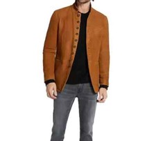 Neu Herren braun Wildleder