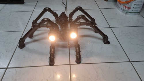 Lampe spinne aus fittingen - spinne,