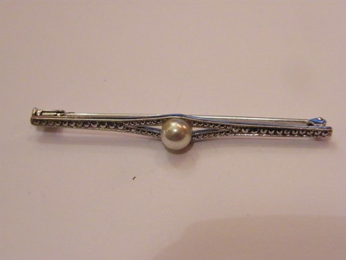 Brosche aus massivem silber - "brosche,