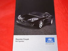 HYUNDAI Coupe Typ GK 2.0 GLS + 2.7 V6 GLS Prospekt Brochure + Preisliste 2007