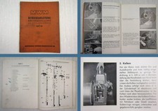 MWM KD 12 E / Z Bedienungsanleitung & Ersatzteilliste 1952