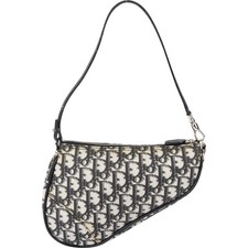 Christian Dior Canvas Trotter Monogram Mini Saddle Handbag Tasche