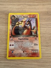Pokemon Dunkles Glurak 1st
