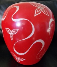 Besondere große Glasvase *