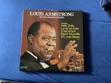 LP Schallplatten Louis Armstrong The Two Greatest Concerts 4xLP Comp + Box