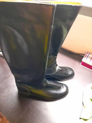 Schwarze unisex reitstiefel - schwarze,