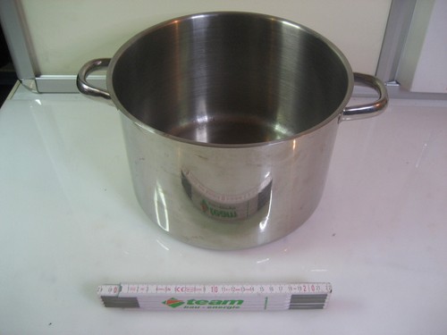 Edelstahl topf 26 cm - ca,