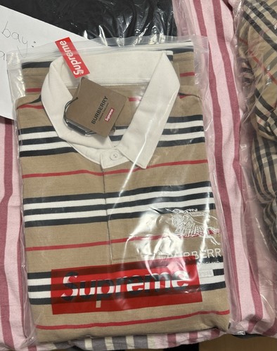 Supreme burberry rugby eu xl - supreme,