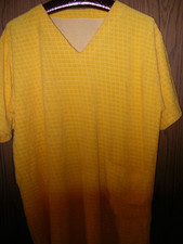 neuwertiges Damen  Frottee Hauskleid Strandkleid mit Tasche, gelb