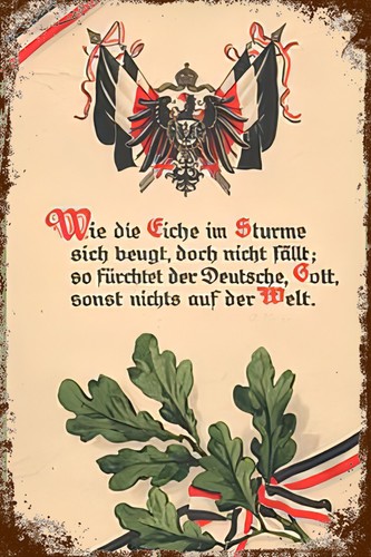 Retro blechschild deutsches - retro,