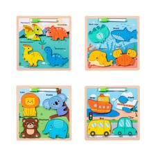 Holzpuzzle Zeichenbrett für 1 2 3 Jahre alte Jungen Mädchen Tolle