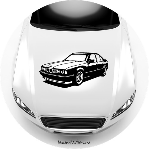 Autoaufkleber bmw e34 - autoaufkleber, m5