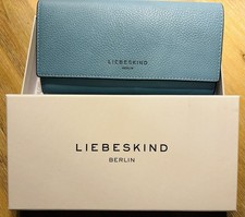 LIEBESKIND BERLIN Valentina große Geldbörse Azurblau/Horizon/PetrolBlue mit Box