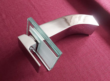 Waschbecken-Armatur, HAC Design deluxe line, Neu Messing-verchromt, Glas