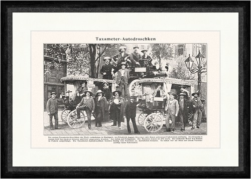 Taxameter autodroschken 1897 - autodroschken,