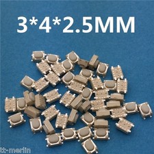 L96- 10 Stk SMD  Mini-Taster    Mikrotaster  Eingabetaster 3 x 4 x 2,5 mm 