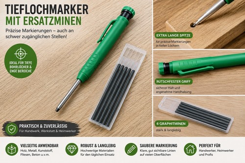 Tieflochmarker set mit - tieflochmarker,