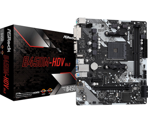 Asrock b450m hdv - b450m-hdv, r4.0