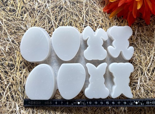 Silikonform hasen und eier - hasen,