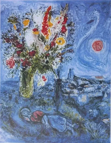 Marc chagall der schläfer - marc, chagall: