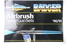 Badger Airbrush Spray Gun Sets 1990/91 Katalog H-24970