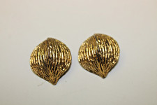 Omas  Ohrringe Ohrclips Ohrschmuck Vintage Nostalgie  70iger / 80iger Jahr gold1