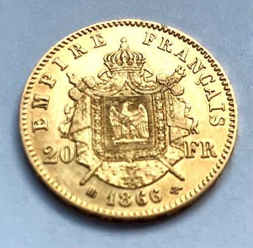 Francs 1866 bb - 20, ✯bb✯