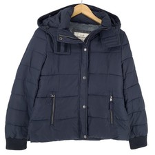 Abercrombie & Fitch Pufferjacke Damen Stepp Wintermantel Kapuze Wz9 Größe M
