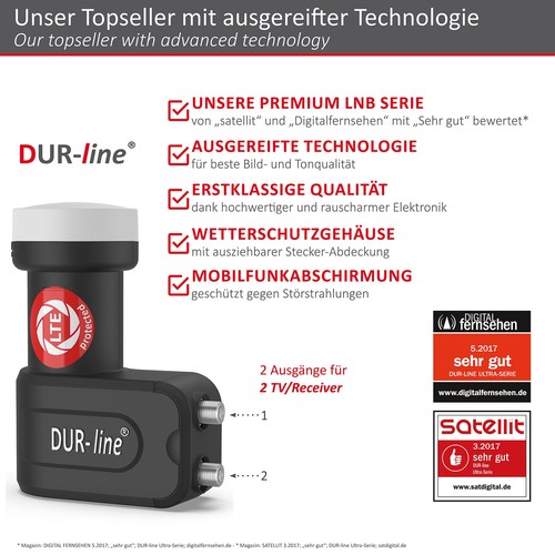 Dur line ultra twin lnb - lnb, 2