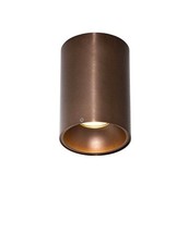 QAZQA LED Aufbaustrahler Deep ohne Leuchtmittel, GU10, Bronze