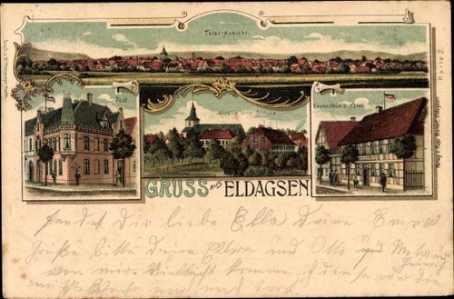 Litho eldagsen springe - eldagsen, am