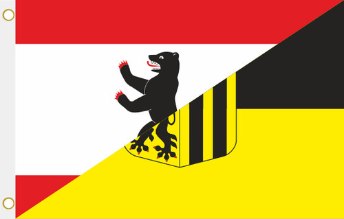 Fahne flagge berlin dresden - fahne, berlin-dresden