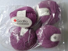 Wolle- Paket  200 gr. - Gedifra Merino de Luxe viola