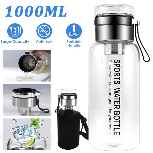 Liter glasflasche - 1,