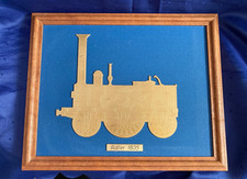 Eisenbahn messingbild adler - eisenbahn,
