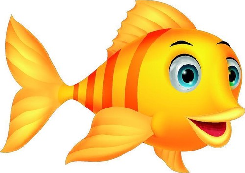 Goldfisch cm aufkleber - 10,