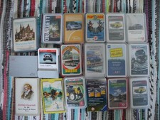 17 Kartenspiele Quartett Werbekarten Autos Allgäu Motorräder BMW Audi Konvolut