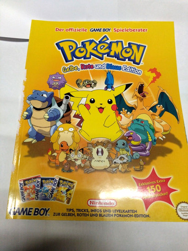 Pokemon gelbe blaue und rote - pokemon, gelbe,