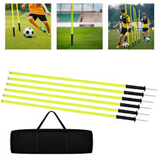 150cm/180cm Slalomstangen Fußball Sprunghafte Agilität Stangen Traingsstangen