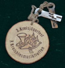 Holz-Plakette Astscheibe 3
