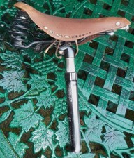 älterer Fahrrad Herren -Sattel Brooks Leder, braun