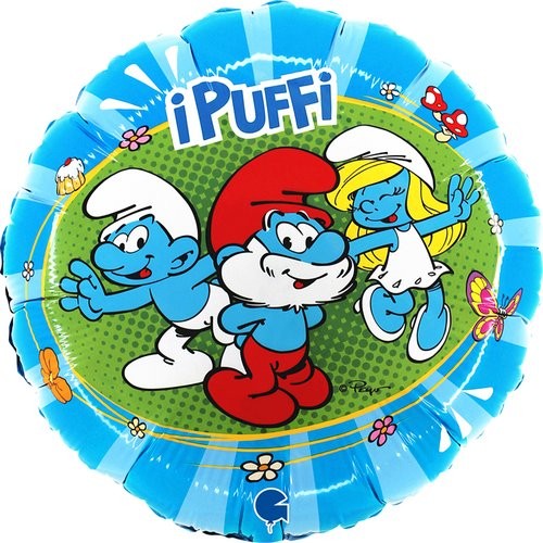 Schlümpfe folienballon - schlÜmpfe,