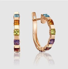 Ohrringe Creole 585 Rotgold