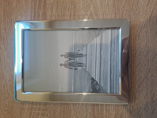 Versilberter fotorahmen - fotorahmen, /