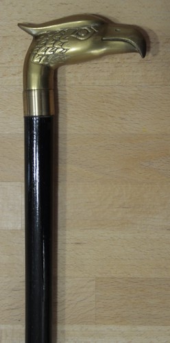 Gehstock mit adlerkopf aus - gehstock,