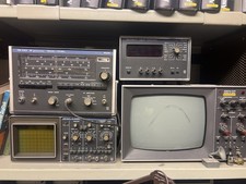 Philips HF-Messplatz PM 5324 PM 3211 PM 2442A + Hitachi V-354 – Laborsetup – HF