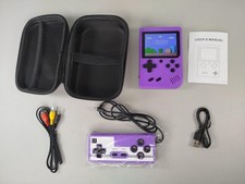 Retro Handheld Spielkonsole Set, neuwertig