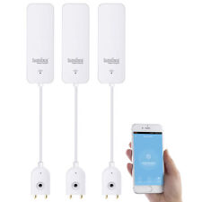3er-Set ZigBee-Wassermelder, ext. Sensor, 2 J. Batterielaufzeit, App